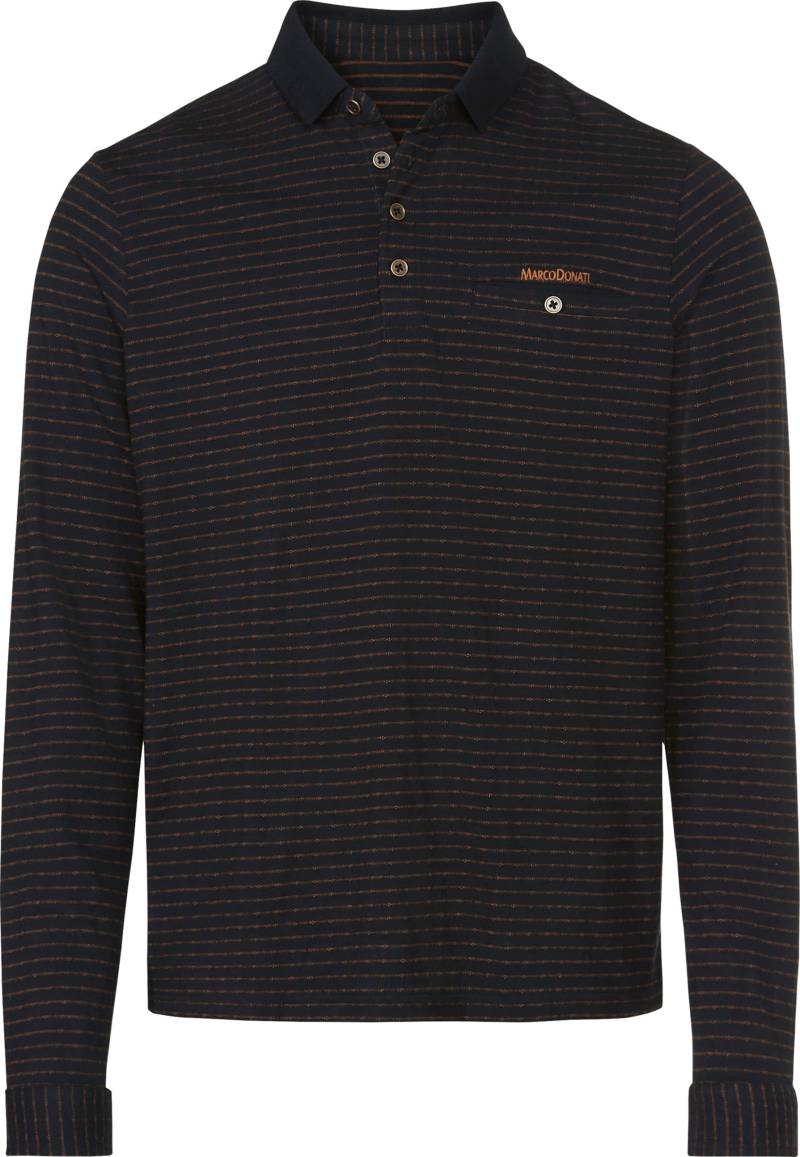Langarm-Poloshirt von marco donati