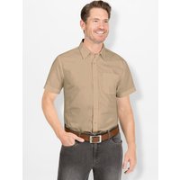 Witt Weiden Herren Kurzarm-Hemd beige von marco donati