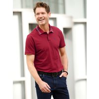 Witt Herren Kurzarm-Poloshirt, dunkelrot von marco donati