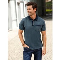 Witt Weiden Herren Kurzarm-Shirt rauchblau-meliert von marco donati