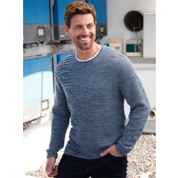 Witt Weiden Herren Pullover rauchblau-meliert von marco donati