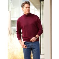 Witt Weiden Herren Rollkragen-Pullover dunkelrot von marco donati