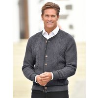 Witt Weiden Herren Strickjacke grau-meliert von marco donati