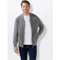 Witt Weiden Herren Strickjacke grau-meliert von marco donati