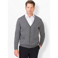 Witt Weiden Herren Strickjacke grau-meliert von marco donati