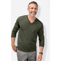 Witt Herren V-Pullover, khaki von marco donati