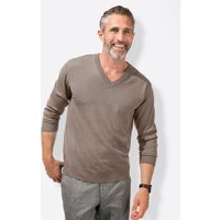 Witt Weiden Herren V-Pullover natur-meliert von marco donati