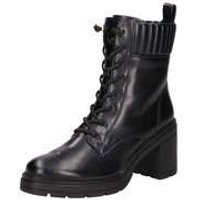 Marco Tozzi Schnürstiefelette Damen schwarz|schwarz von marco tozzi