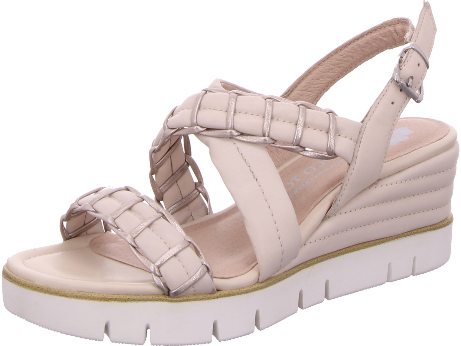 female Klassische Sandalen beige 40 von marco tozzi