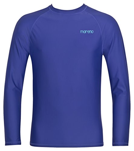 Herren UV-Schutz T-Shirt UV Protect 80, Oeko-Tex 100 in Marineblau in Größe M von mareno