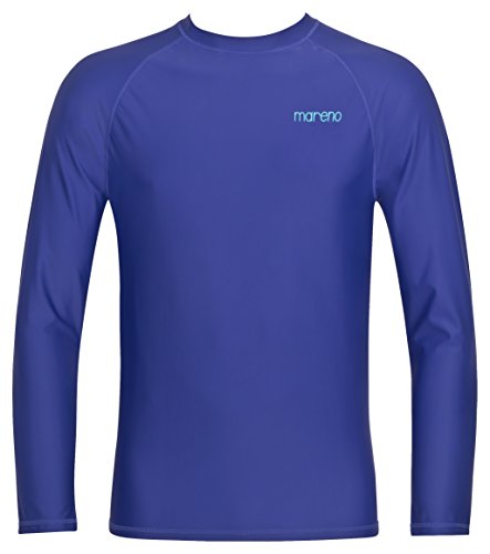 Herren UV-Schutz T-Shirt UV Protect 80, Oeko-Tex 100 in Marineblau in Größe M von MARENO