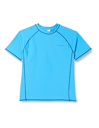 Herren UV-Schutz Kurzarm T-Shirt (Rashguard), Oeko-Tex 100 in hellblau in Größe L von mareno