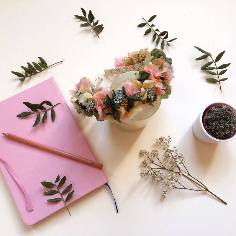 Erhalten Blumen Alice Boho Stirnband von margotblanxart