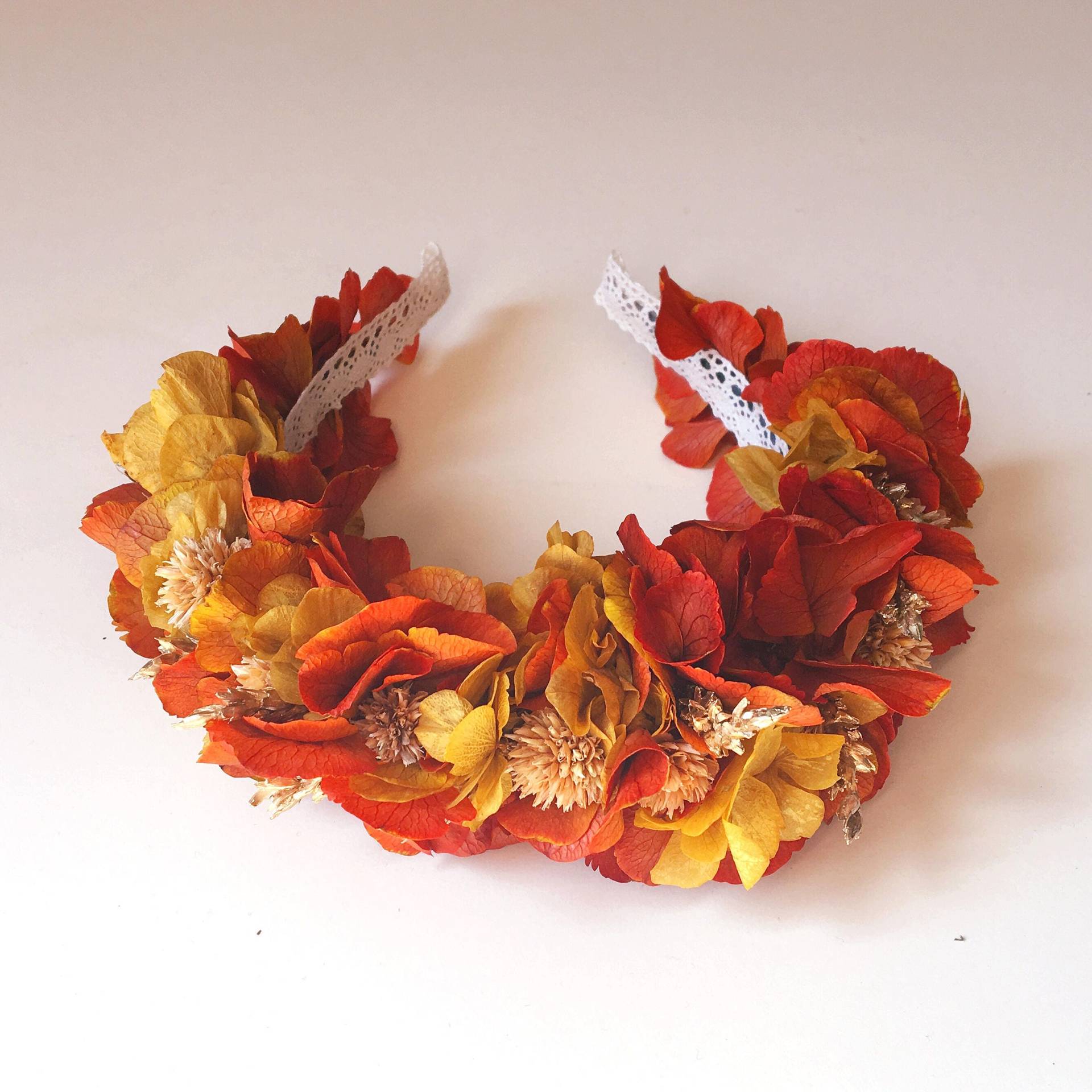 stirnband/Kopfschmuck Der Erhaltenen Blumen Orange Töne Daniela - Orangefarbene Blume Krone Boho Kopfstück stirnband/Kopfschmuck Der Erhaltenen Blumen Orange Töne Daniela - Orangefarbene Blume Krone Boho Kopfstück von margotblanxart