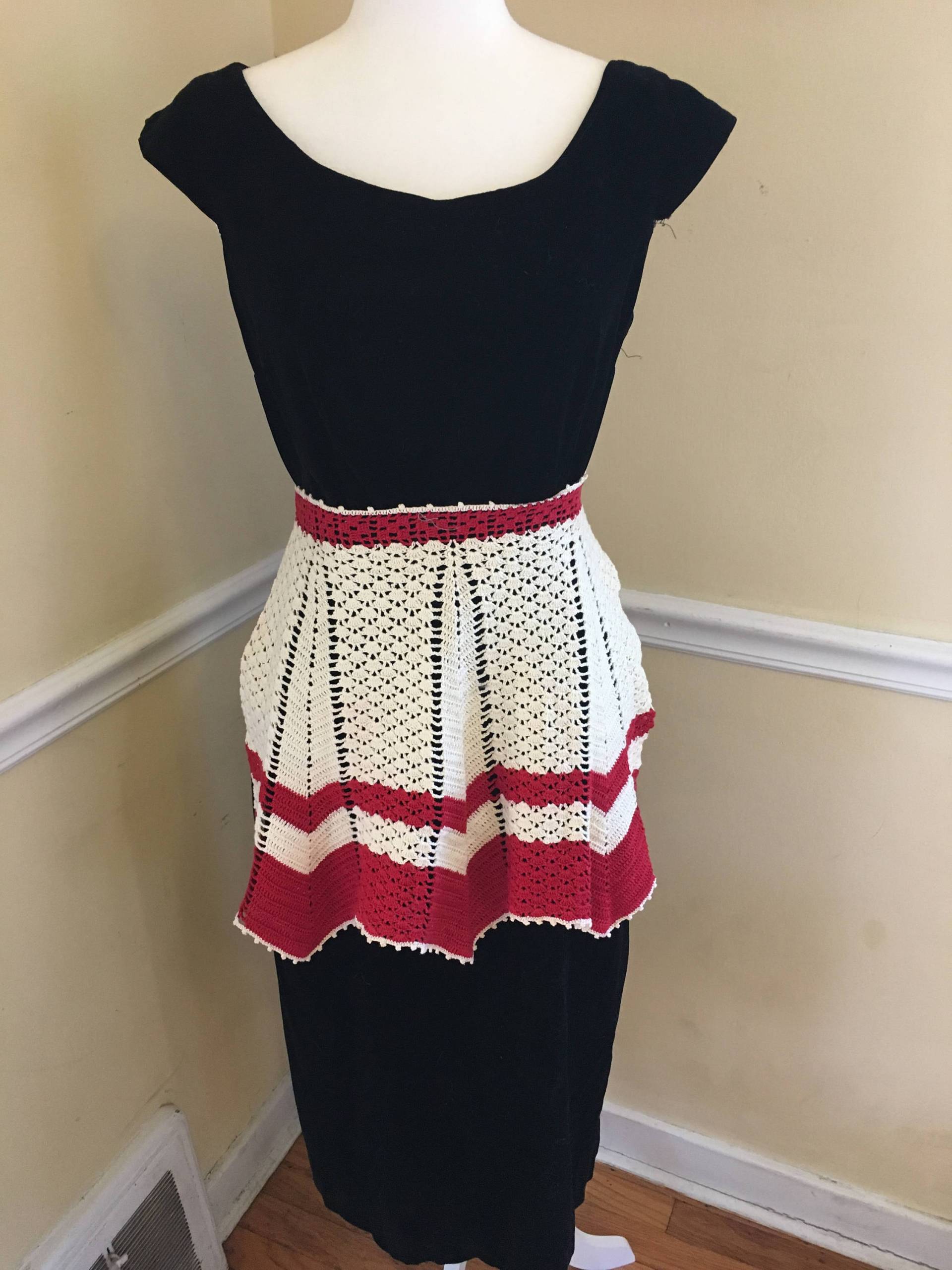 Vintage Gehäkelte Schürze von margueriteslove