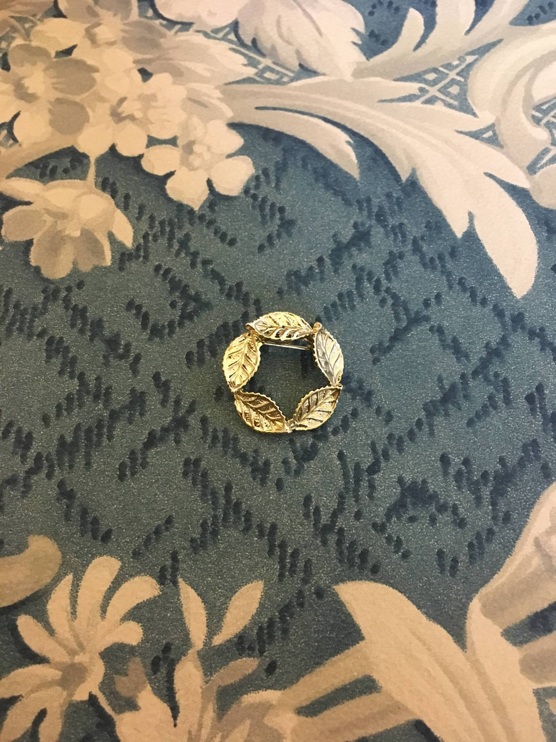 Vintage Gold Gerry Brosche von margueriteslove