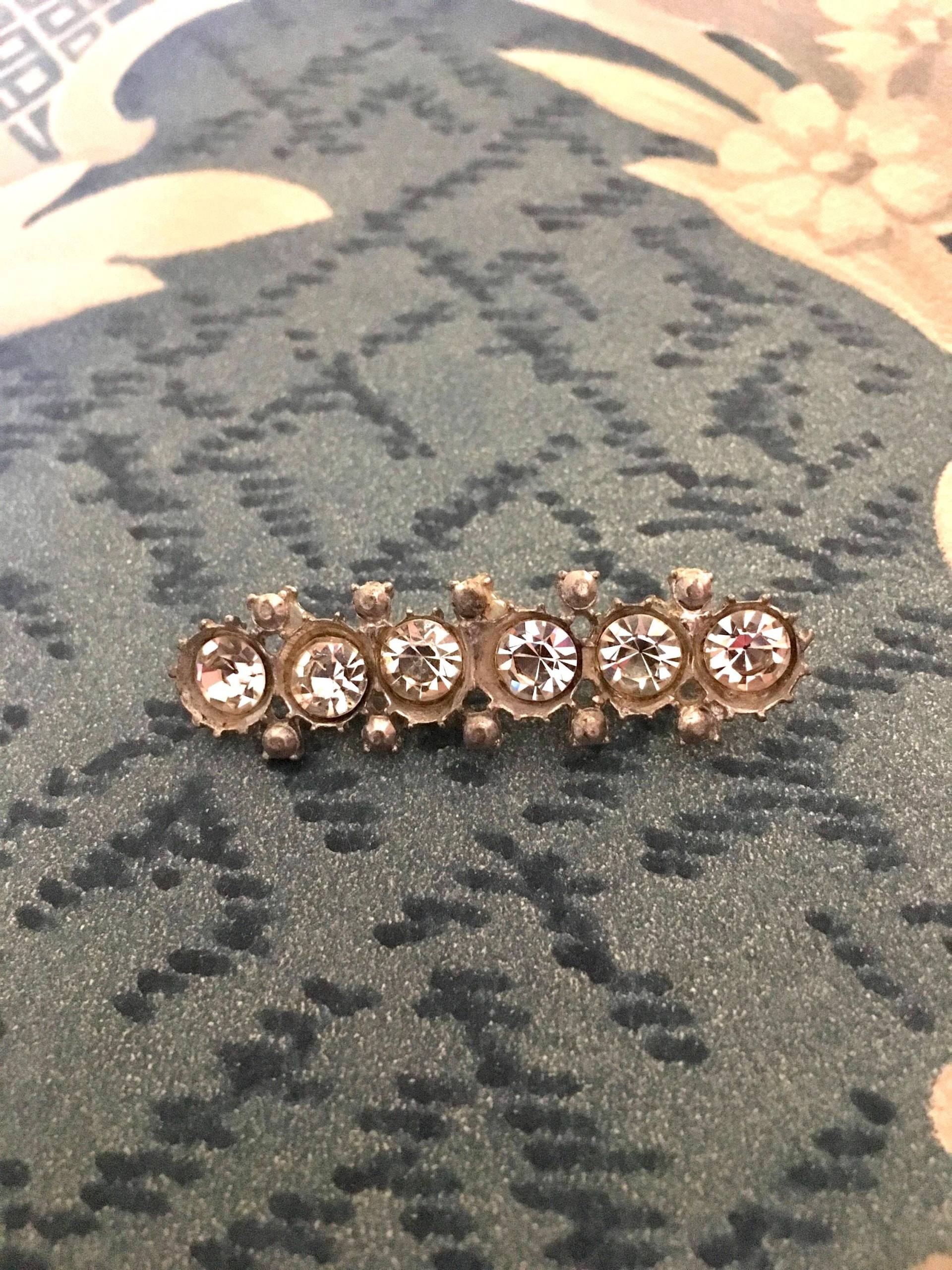 Vintage Strass Brosche von margueriteslove