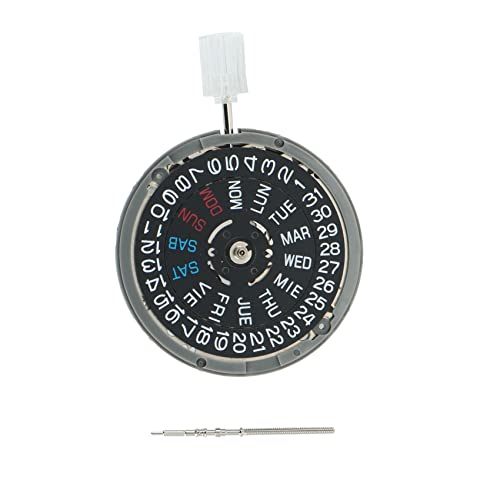 NH36 Englisch Datum Woche Automatik 3 Oclock 3.8 Uhr Uhrwerk Mechanisch, Schwarz von marian