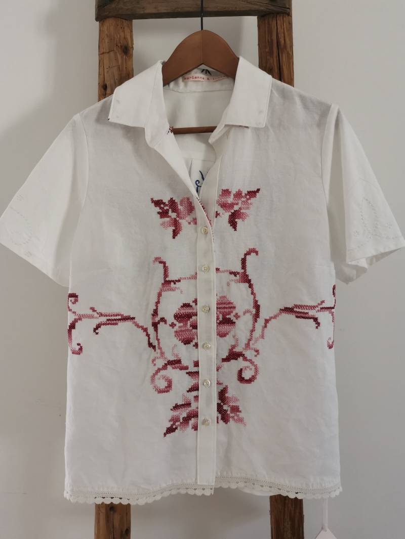 Sommer Bluse "Sally" - Ein Unikat Sommer Bluse "Sally" - Ein Unikat von marianneundlucie
