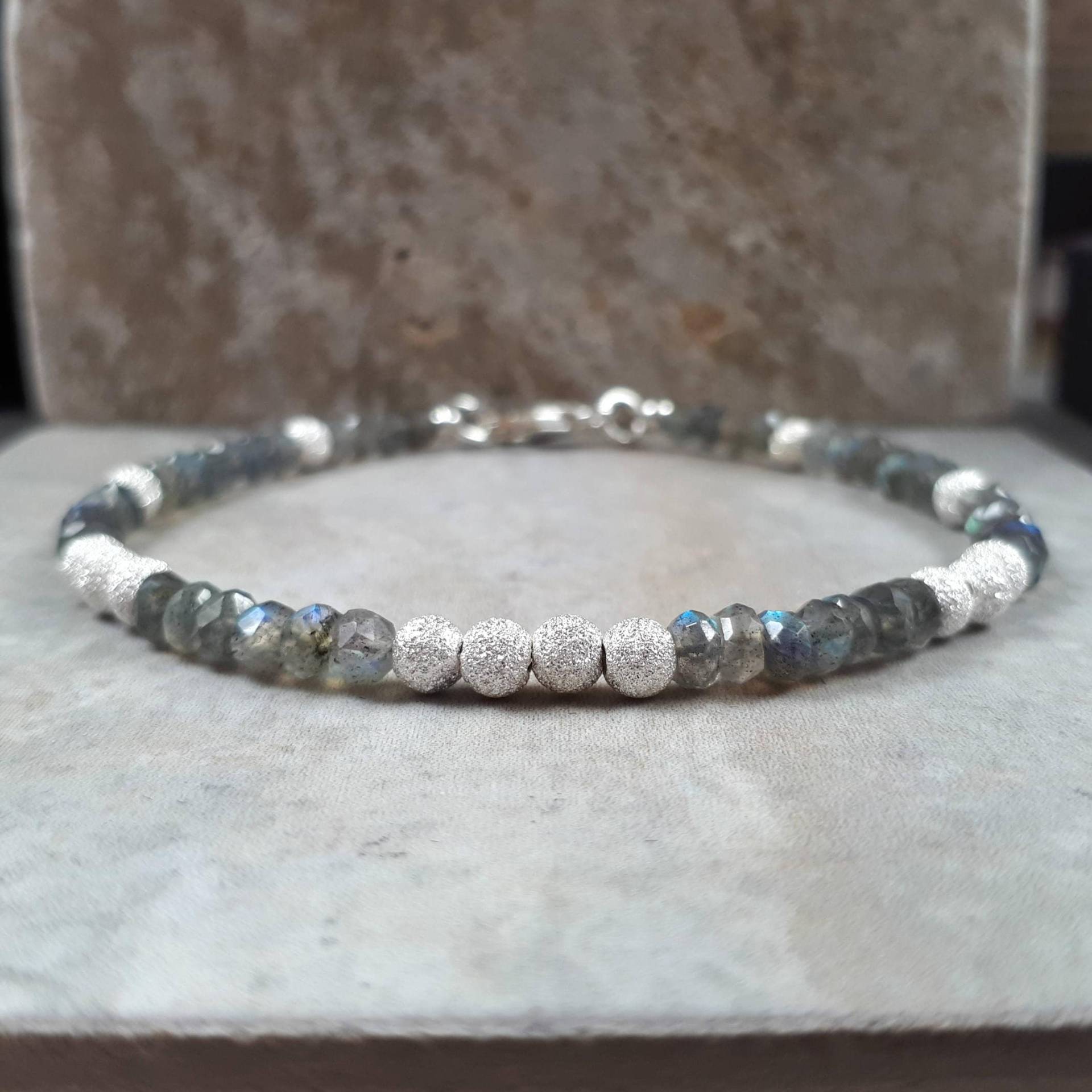 Labradorit Armband Sterling Silber Stardust Perlen Armband Labradorit Armband Sterling Silber Stardust Perlen Armband von marienicolebijoux