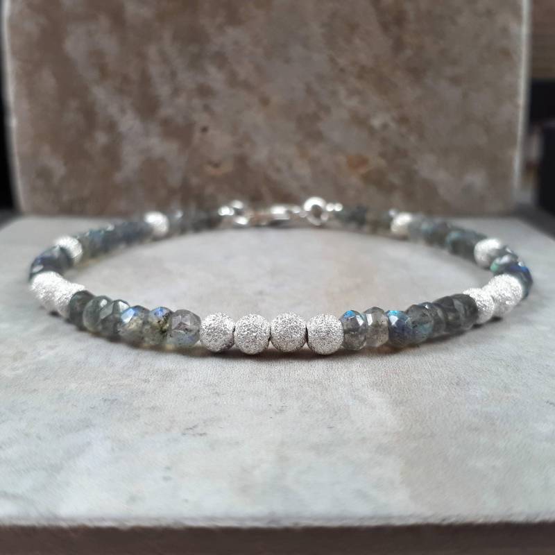Labradorit Armband Sterling Silber Stardust Perlen Armband Labradorit Armband Sterling Silber Stardust Perlen Armband von marienicolebijoux