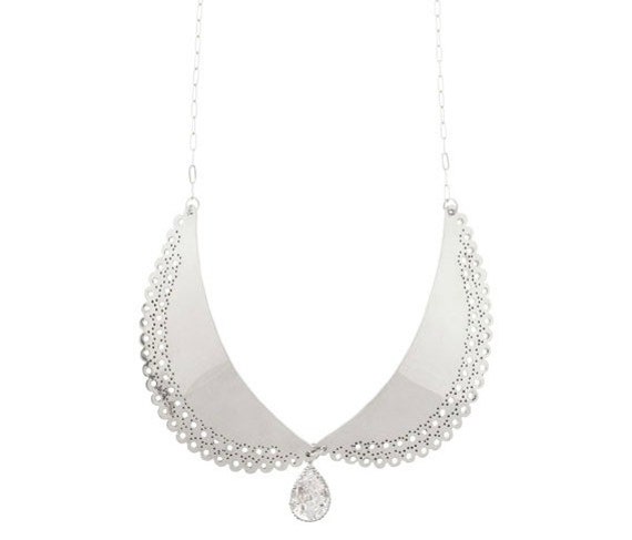 Silber Handgeschnittener Spitzenkragen von marikaking