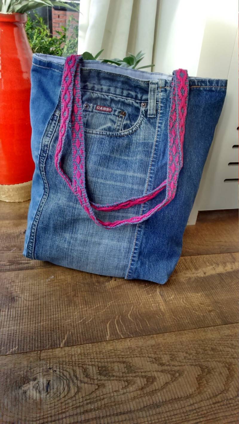 Jeans-Tasche Mit Gewebte Band von marithagen