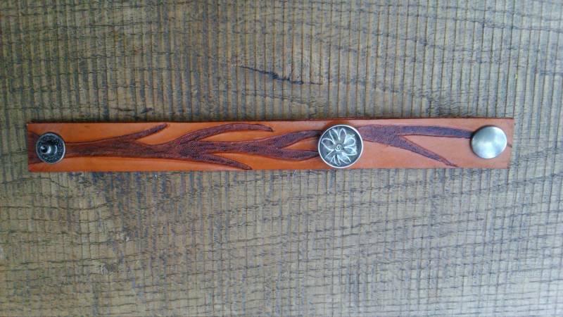 Leder Armband Baum 2 von marithagen