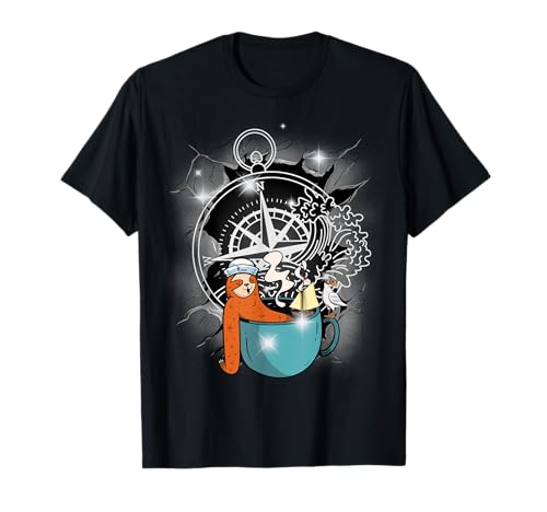 maritim Möwen Faultier Jungen Seemann Kinder Kompass T-Shirt maritim Möwen Faultier Jungen Seemann Kinder Kompass T-Shirt von maritim Schiff Meer