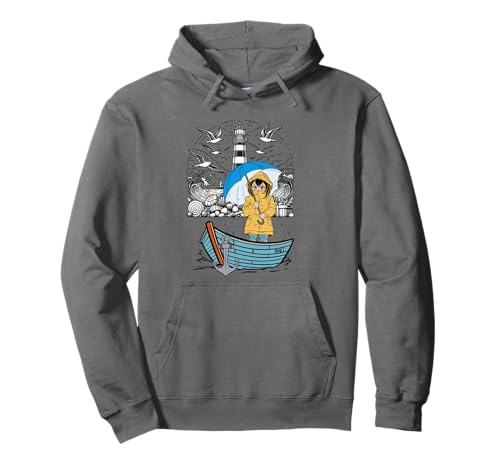 maritim Boot Boote Ruderboot Mädchen Kinder Leuchtturm Pullover Hoodie maritim Boot Boote Ruderboot Mädchen Kinder Leuchtturm Pullover Hoodie von maritim Segelschiff Schiff