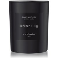 mark buxton Black Collection Leather & Lily Duftkerze von mark buxton