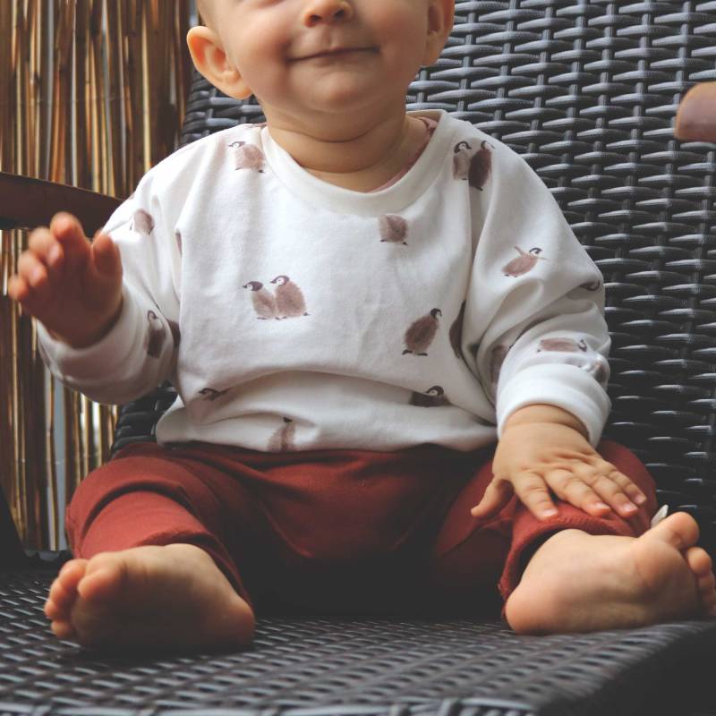 Baby Oversize Sweater Pinguin - Niedlich, Bequem & Nachhaltig von marliconcept