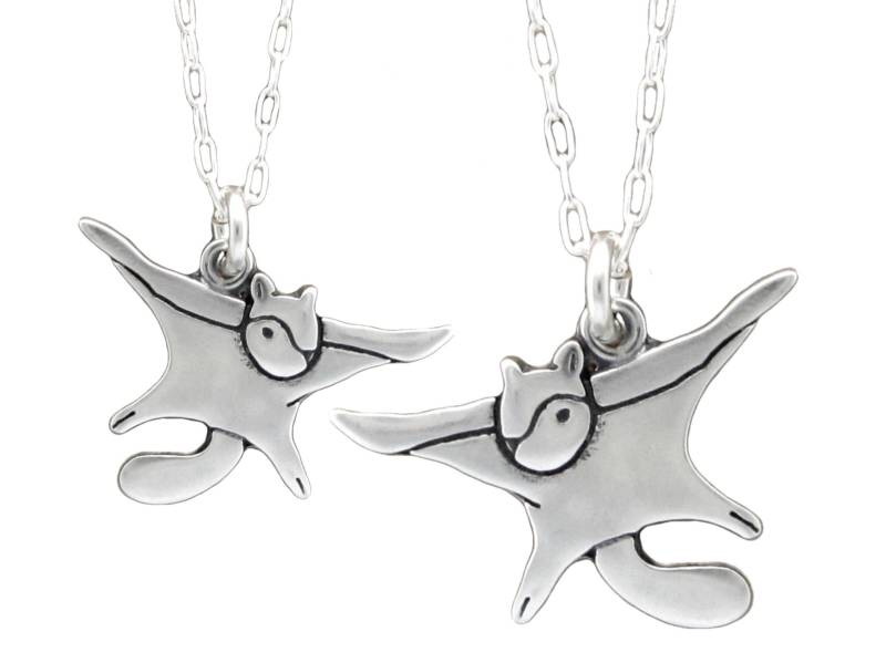 Eichhörnchen Halsketten Set Sterling Silber Anhänger von marmar