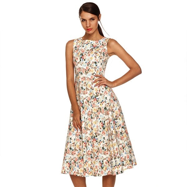 Acevog Frauen Kleiden Retro Vintage 1950Er Jahre Rockabilly Blumenschaukel Sommer Acevog Frauen Kleiden Retro Vintage 1950Er Jahre Rockabilly Blumenschaukel Sommer von marshmelloFR