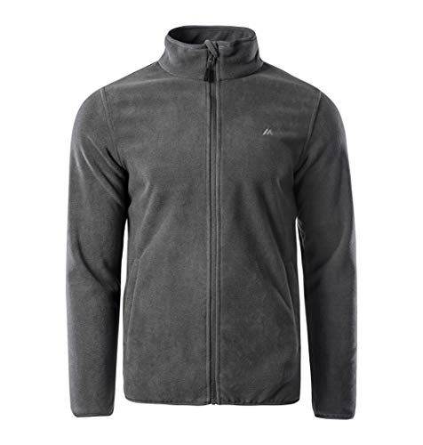 martes Mens Fleecejacke Manon, 100% Polyester, Pullover mit Reißverschluss, Warm und Gemütlich, Outdoor Fleece Jacket, Forged Iron, XXL von martes