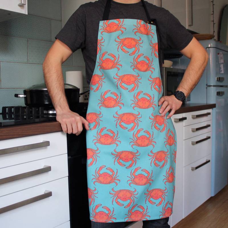 Krabben Kochschürze - Maritime Küchendekoration Bäcker Geschenk Krabben Kochschürze - Maritime Küchendekoration Bäcker Geschenk von marthaandhepsie