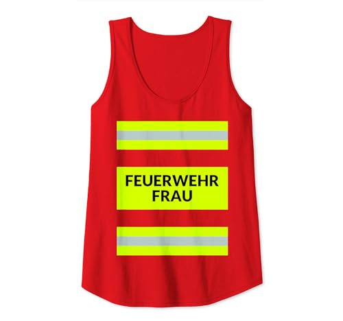 Damen Feuerwehrfrau Feuerwehr Kostüm Beruf Karneval Fasching Tank Top Damen Feuerwehrfrau Feuerwehr Kostüm Beruf Karneval Fasching Tank Top von martiemaro verkleidung