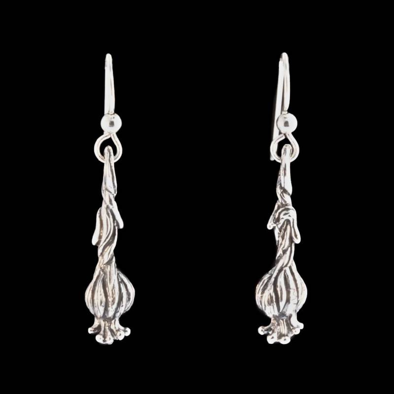 Knoblauch Charm Ohrringe Schmuck Vampir Braid Festival Kostüm Knoblauchzehe Gemüse Kunst von martymagic