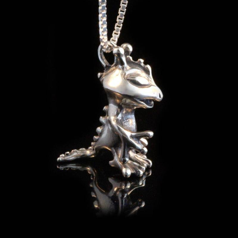 Reptil Alien Charme Halskette Martian Schmuck Ufo Raum Et Geschöpf von martymagic