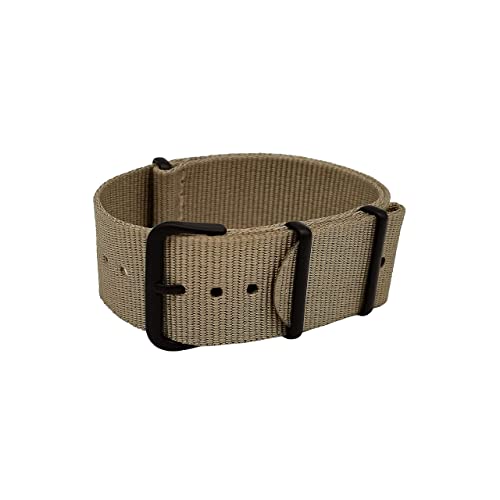 masar 16 bis 24 mm NATO 1,0 mm dünn und leicht – Uhrenarmbänder für Herren und Damen – Lieferung mit 1 Premium-Set 4 Barrettes + 1 Werkzeug, 20 mm von masar