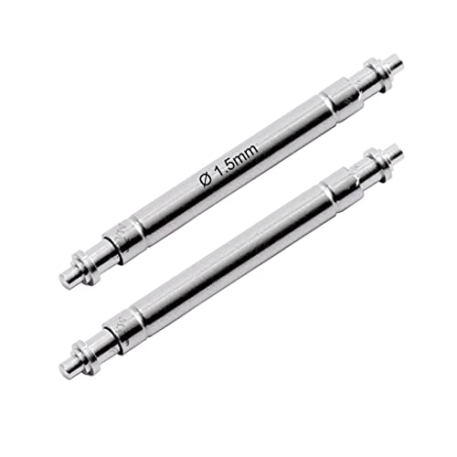 masar 18mm XST150 - Ø 1.5mm – Watch Spring Bars – Single Flange - 0.9mm - INOX 316L - 2 pcs von masar