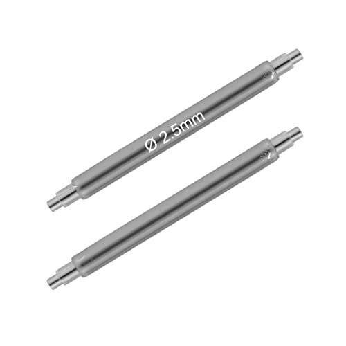 masar 22mm XDS250 - Ø 2.5mm – Watch Spring Bars Pins - Federstege 2,5 mm - Double Shoulder - 1.1mm - INOX 316L - 2 pcs von masar