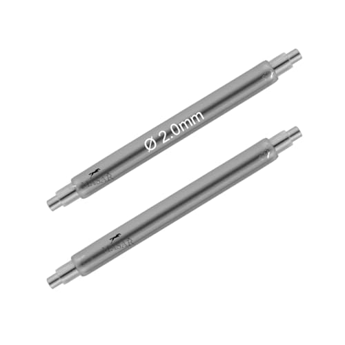 masar Premium Ø 2,0 mm oder 2,5 mm – kompatibel mit Garmin – Schrauben oder Federstangen für Uhrenarmband – Stifte – Spring Bars for Watch Straps – Edelstahl 316L 2 Stück, Xd22, 22mm XDS200G, Riemen von masar