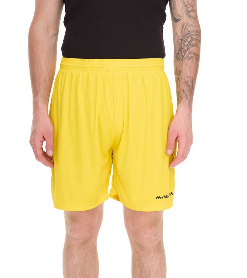 masita Rio Herren Trainings-Shorts mit Clima Tech-Technologie Sport-Hose mit Innenslip 2401S-3000 Gelb von masita