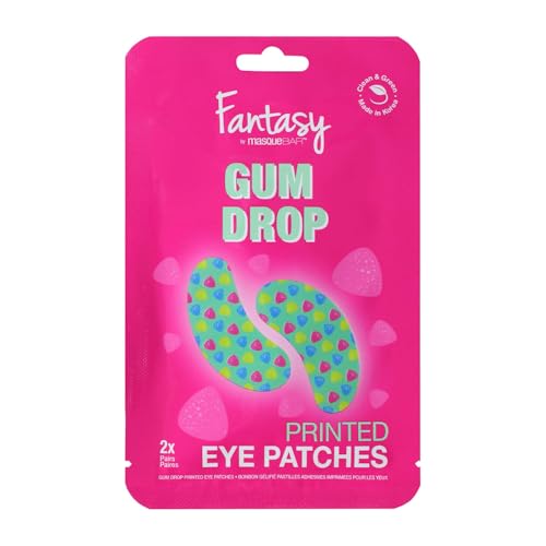 masque BAR Fun Gel Eye Mask Patch Collagen Niacinamid Korean Skincare to Brighten Under Eyes (Gum Drop) von masque BAR