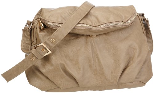 masquenada Cntmp 7146, Damen Umhängetaschen, Grau (Taupe 17), 27x20x12 cm (B x H x T) von masquenada