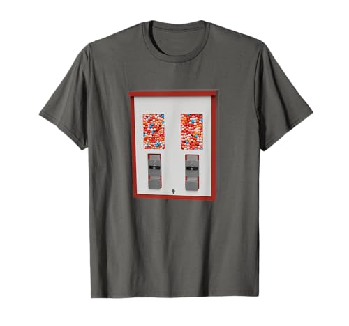 Master-Buesi Kaugummiautomat T-Shirt, Herren, Unisex Kinder, Unisex Jugendliche, Kurzarm, Grau, S von master-buesi