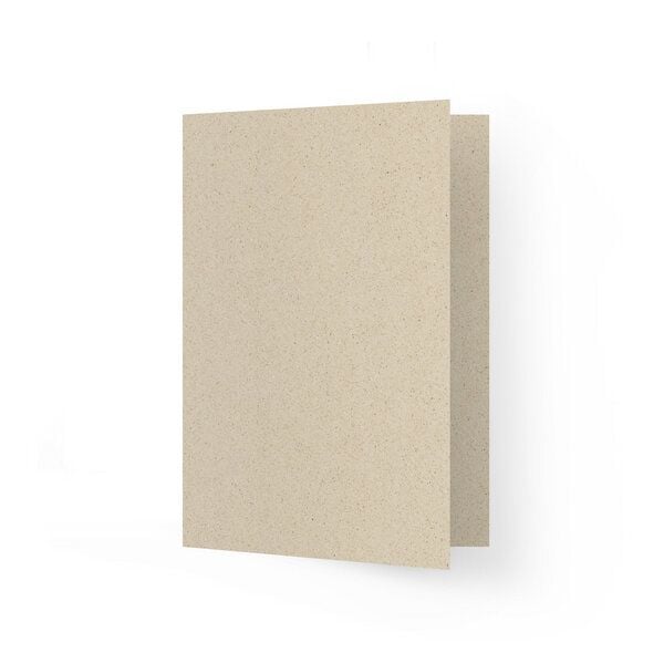 matabooks® A6 Grußkarte aus nachhaltigem Graspapier – (20 Stück) von matabooks®