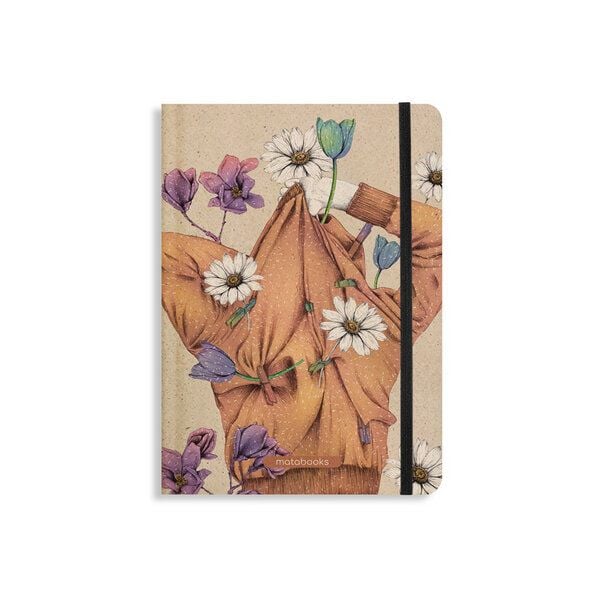 matabooks® Nachhaltiges A5 Notizbuch/Journal/Schreibheft aus Süßgraspapier – Nari (liniert) von matabooks®