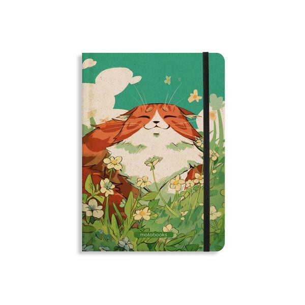 matabooks® Nachhaltiges A5 Notizbuch/Journal/Schreibheft aus Süßgraspapier – Nari (liniert) von matabooks®